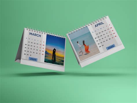 Desk Calendar Design On Behance