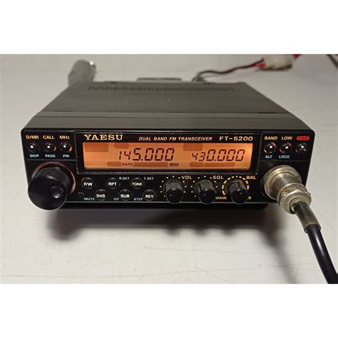 Yaesu Ft 5200 Veicolare Bibanda Full Duplex Con Scheda Toni Microfono