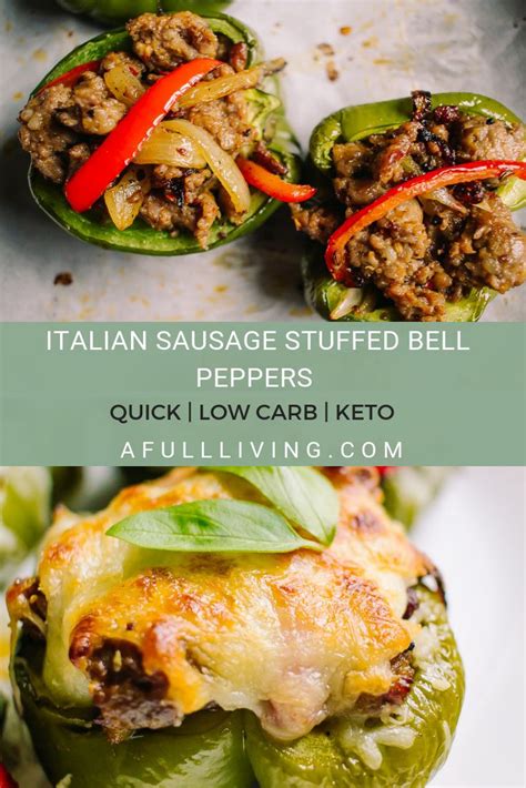 This Italian Sausage Stuffed Peppers Are The Perfect Weeknight Dinner