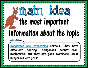An author organizes each paragraph's main idea and supporting details in support of the topic or central theme, and each paragraph supports the paragraph preceding it. Main Idea - Supporting Details Activity Packet {Common ...
