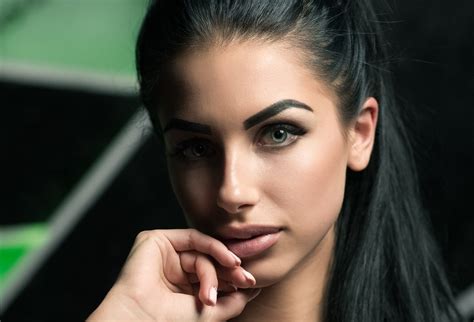 face women model portrait long hair photography singer black hair fashion hair nose