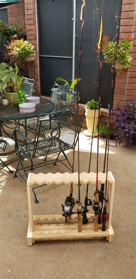 Fishing Rod Stand Fishing Rod Stand Projects Decor