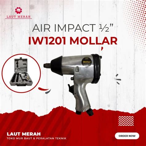 Air Impact Wrench Set Mollar Alat Buka Baut Lazada Indonesia