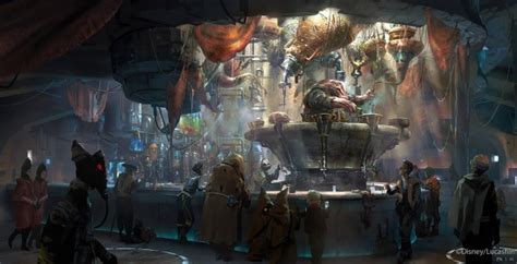 Disneylands Star Wars Cantina Nearly Had Alien Bartenders And