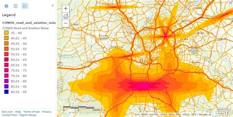 Maps Show Metro Atlanta Exposure To Airport Highway Noise