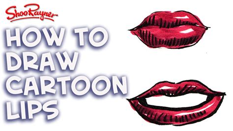 How To Draw Smiling Lips Cartoon Howto Techno