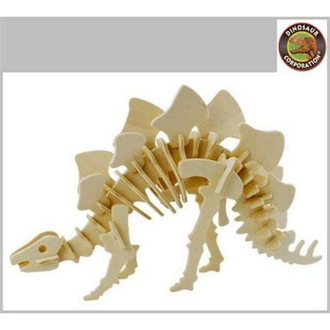 Stegosaurus Wooden Dinosaur Skeleton Model Kit