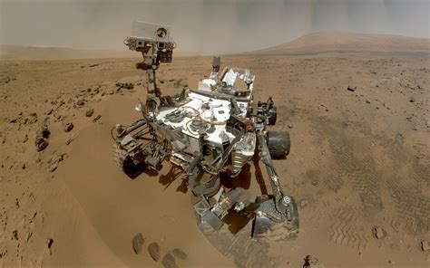 Curiosity Mars Rover Machine Alien Landscape Nasa Hd Wallpaper Nature