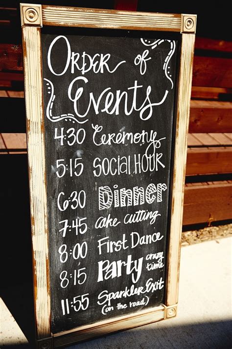 We have to come up with fun activities that also involve team bonding to get everyone in the hall more familiar with eachother. 20 Chic Rustic Chalkboard Wedding Sign Ideas ...