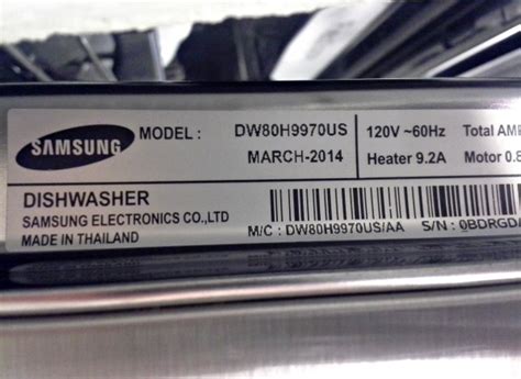 Energy star certified dishwashers use advanced technology to save energy and save water. Samsung WaterWall dishwasher manual fails Consumer Reports ...