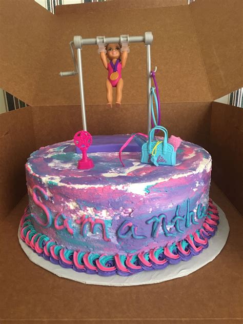 Gymnastics Birthday Cakes 8th Birthday Cake Candy Birthday Cakes