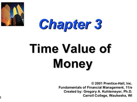 Chapter 3 Time Value Of Money