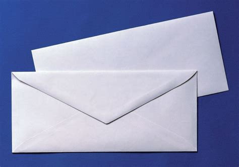 White Official Envelopes Pack Of 50 Envelopes