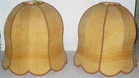 2 Very Old Antique Silk Lamp Shade Shades Lampshades Ebay
