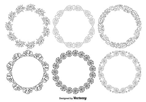 Download Decorative Frame Set - Download Free Vectors, Clipart ...