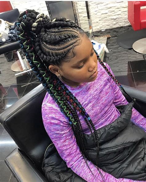 One braid or two braids is a universal hairstyle for kids, but it may look too banal. The Best Black Girl Hairstyles For Kids Curls | Kids braided hairstyles, Girls hairstyles braids ...