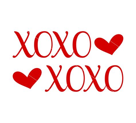 Xoxo Svg Hugs And Kisses Be Mine Valentines Day Svg Dxf Etsy Hugs