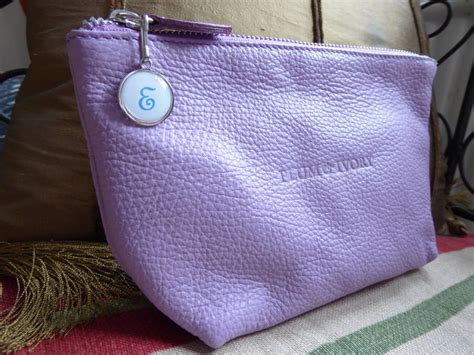 Personalised Colourful Italian Leather Cosmetic Bag By Plum And Ivory