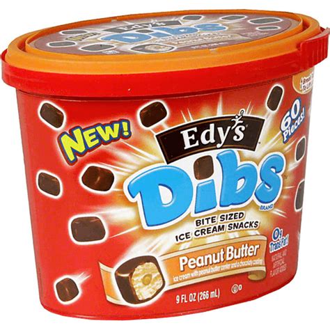 Edys Dibs Pnt Btr Ice Cream Treats And Toppings Foodtown