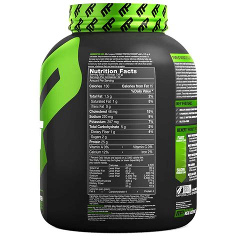 Combat Protein Powder By Musclepharm Sportys Health