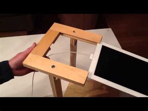 The benefit of buying a photo booth shell or stand to put your ipad into, is it gives you a safe and secure kiosk to guarantee that everything is protected. IPad Document Camera Stand - YouTube