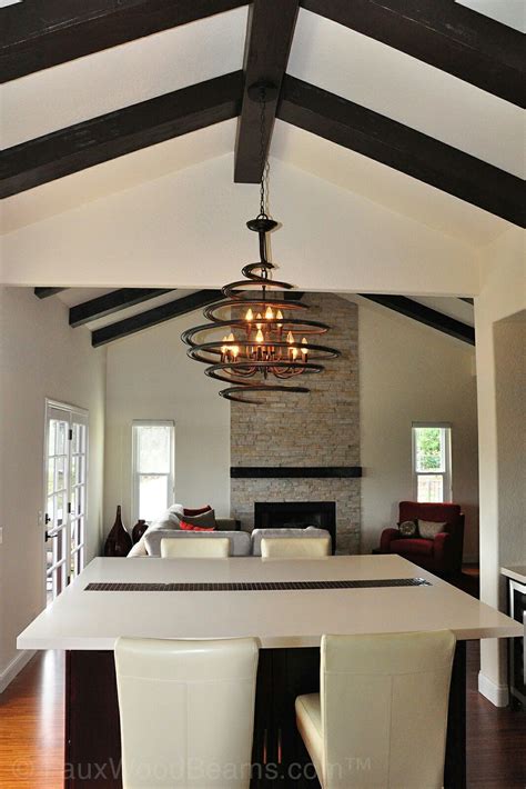 Lighting Ideas For Vaulted Ceilings With Beams Best Design Idea