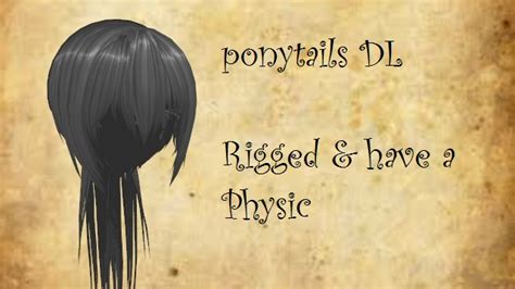 Mmd Ponytail Hair By Xxshinymarinexx On Deviantart