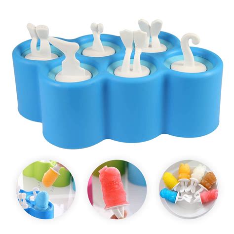Diy Creative Silicone Popsicle Mold Household Ice Pops Mold Ice Cream