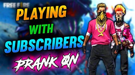 As your heart races with every move you make, can you be the last. FREE FIRE LIVE || PLAYING WITH SUBSCRIBERS JOIN FAST - YouTube