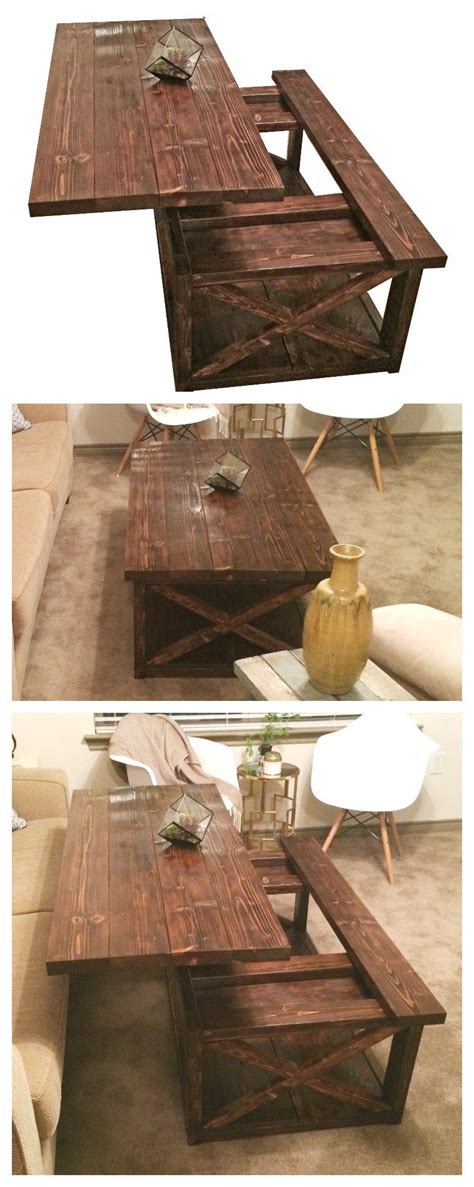 Homemade Rustic Coffee Table Diy Rustic X Coffee Table Plans By Ana