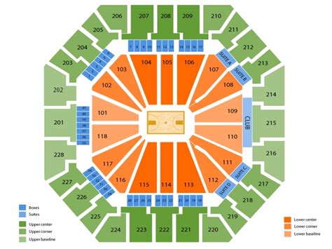 Colonial Life Arena Seating Chart