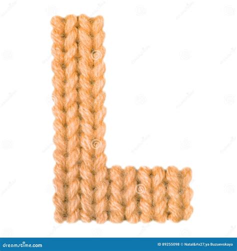 Letter L English Alphabet Color Orange Stock Photo Image Of Lovely