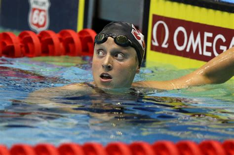 Katie Ledecky Prepares For Another Big Week At Swimmings World