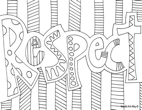 Respect Coloring Pages At Getdrawings Free Download