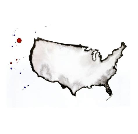 Categories, single needle, love tattoos, hearts, anatomical hearts, anatomy, ear, brain. Watercolor map of USA Image united states Map of by ...