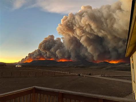Colorado Wildfires Photos Show Orange Skies Towering Smoke