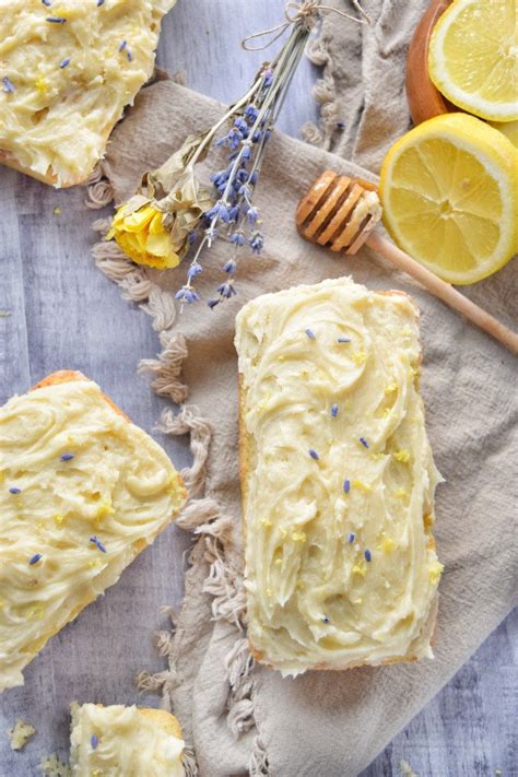 Lemon Lavender Loaf With Honey Butter Frosting Recipe Lavender Tea