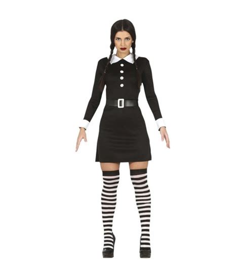 Costume Mercoledì Addams Sexy Donna Più Terrificante Di Halloween