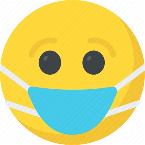 Emoji Emoticon Expressions Medical Mask Emoji Smiley Icon