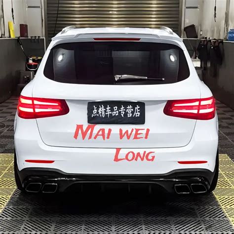 For Mercedes Benz Glc M Style Rear Roof Spoiler Wings X Glc