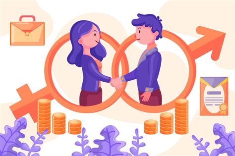Fuerte, valiente, no llora, juguetón. Concepto de igualdad de género | Vector Gratis