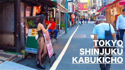 【4k】there are maids and bunny girls in kabukicho shinjuku tokyo on a sunny day alo japan