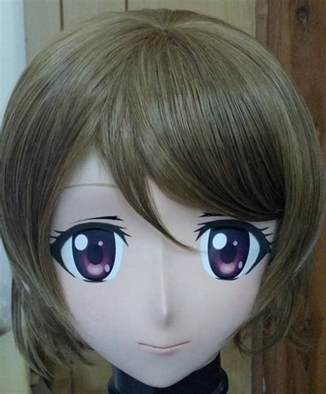 C2 031 Female Full Face Anime Kigurumi Mask With Wig Kigurumi Cosplay