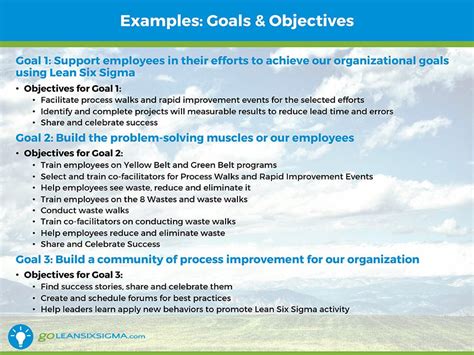 Strategic Planning For A Lean Six Sigma Program Office Part 3 Of 4