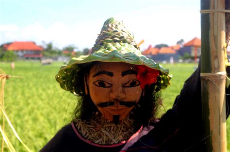 Foto Modisnya Orang Orangan Sawah Di Bali