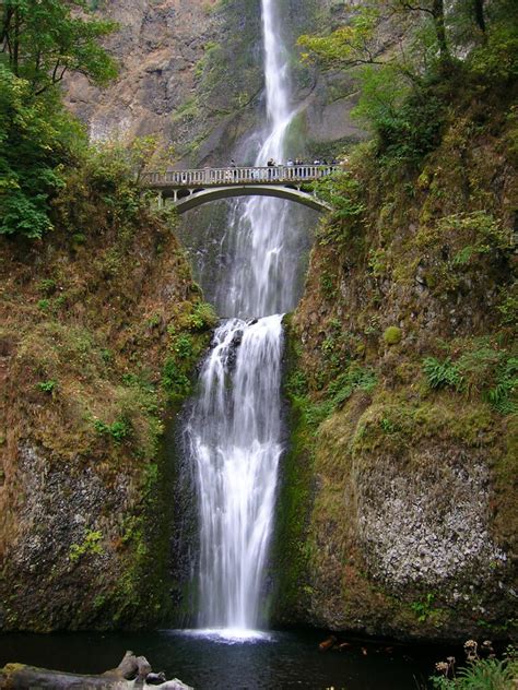 Multnomah Falls Oregons Tallest Waterfall World For Travel
