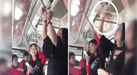 YouTube sexy mujer subió al bus quedó atascada y pasó la vergüenza de