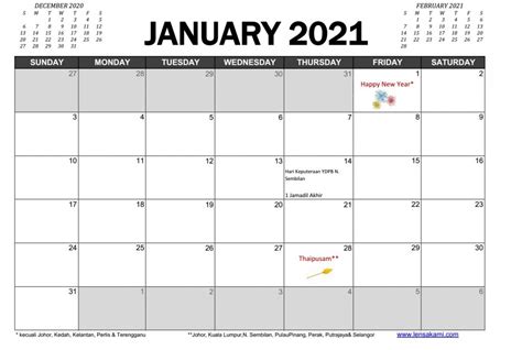 Malaysia calendar 2018 telah mengambil kalendar kuda menjadi latar belakang untuk tahun 2018 ini. FREE DOWNLOAD PRINTABLE Simple Planner 2021 | Beserta cuti ...