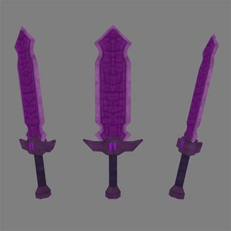 3d Model Epic Swords