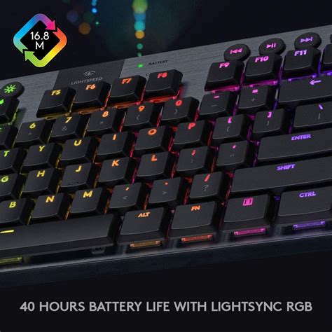 Logitech G913 Tkl Lightspeed Wireless Rgb Mechanical Gaming Keyboard